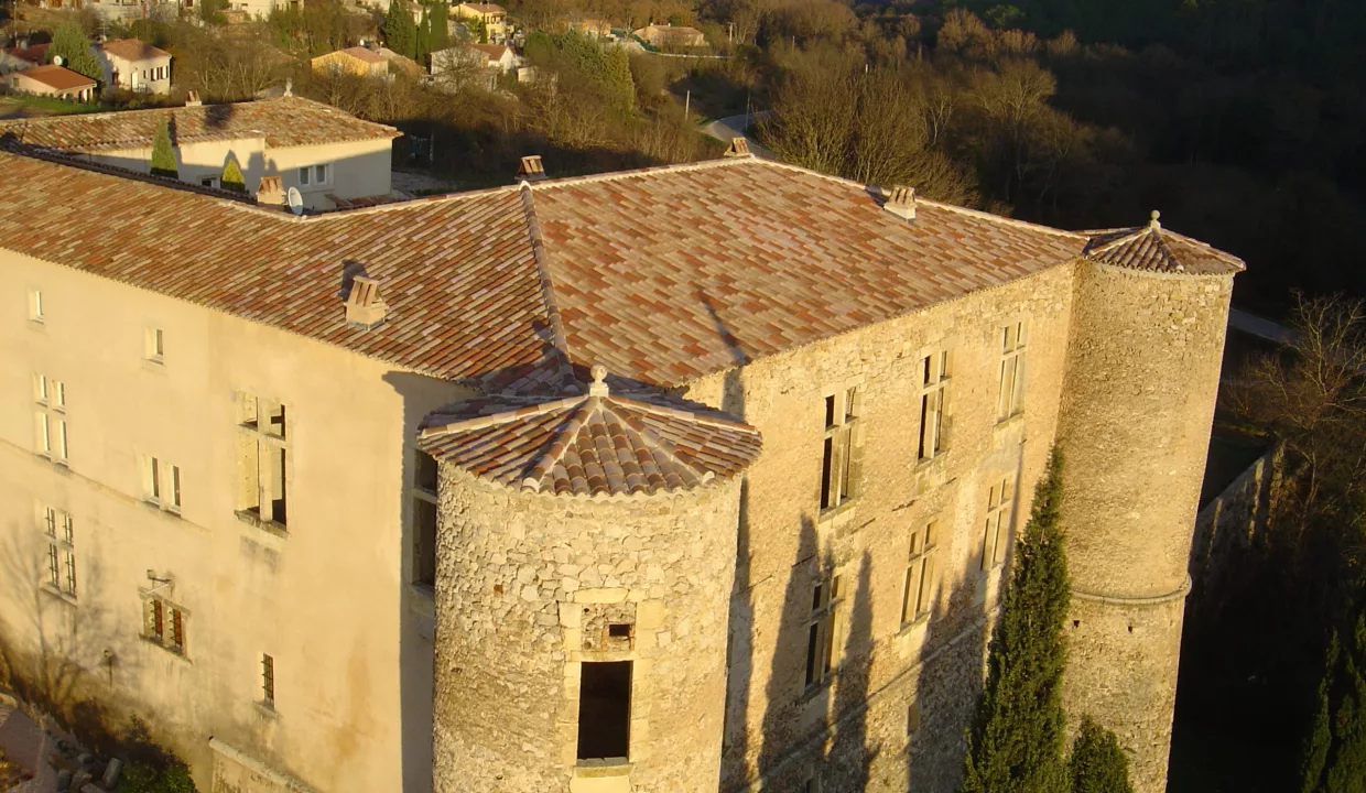 Château vins sur Camary extérieur château