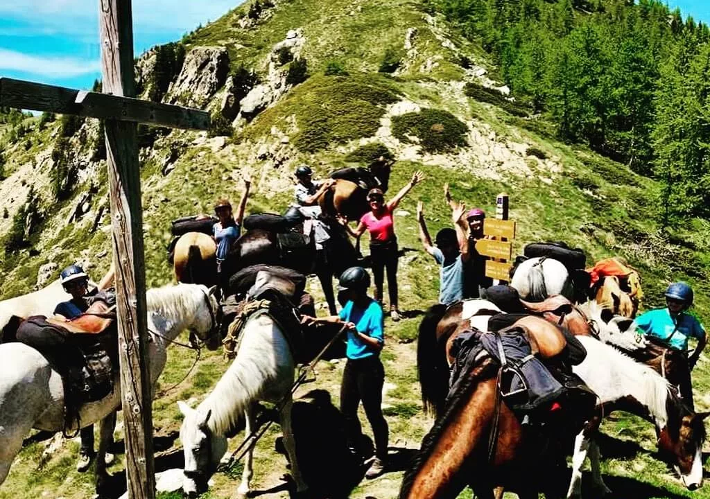 Randonnées et balade a cheval dans le Mercantour et sur la cote d'Azur