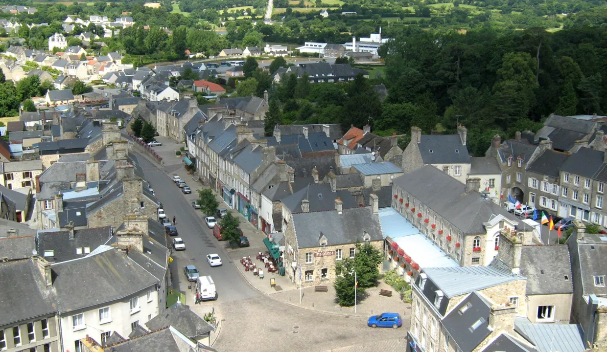 Vue du haut du donjon ©Mairie de Bricquebec-en-Cotentin